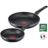 Tefal Titanyum 1X SimpleCook Dif&uuml;zyon Tabanlı 20/26 Cm 2'li Tava Seti - 2100126824