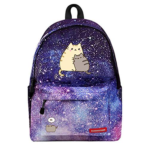Preisvergleich Produktbild Karikatur-Fettkatze-Galaxie-Schulruck... Schultasche Kinder Gedruckter Daypack A10