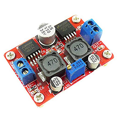 WINOMO LM2596S LM2577S DC-DC Einstellbar Step Up Down Stromversorgungsmodul Eingang 3.5-28V Ausgang 1.25-26V - 3