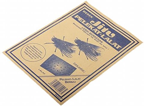 RoseAmor Pest-Stop Fly Mosquito Trap Stickers Sticky Traps Paper Board Pack of 10