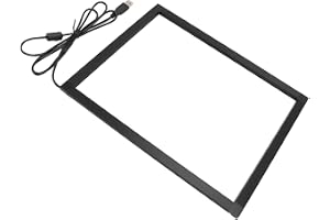 ZASCHMOY Rama Dotykowa w Podczerwieni Interfejs USB Plug & Play Interactive IR Touch Screen Nakładka dla 55 -calowych Tablic i Kiosków (18,5 cala)
