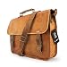 Produktbild A.P. Donovan - Leder-Tasche mit Griff für 15" Notebook, im vintage Look, fürs College, Büro, Business - Messenger - Organizer - Bag in braun