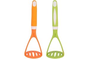 ‎HERCHR Herchr Kartoffelstampfer 2 St¨¹ck K¨¹chenstampfer Silikon Handbuch Kartoffelbrei Werkzeug 22.5 x 8.5cm