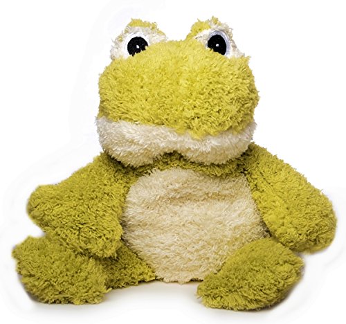 Preisvergleich Produktbild Inware 8714 - Kuscheltier Frosch, als Wärmetier, Füllung herausnehmbar