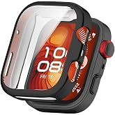 UnDePlus Huawei Watch Fit 5 Pro ile uyumlu Silikon Parlak Renkli Ekran Koruyuculu Kasa Koruyucu (Fit/Fit2/Fit3 Uyumlu Değildi