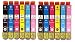 Produktbild 24XL Kompatible Tintenpatronen T2431 / T2432 / T2433 / T2434 / T2435 / T2436 / T2438 für Epson 24XL (Elephant) Serie Expression Photo XP-750 / XP-850 Tintenstrahldrucker, mit Chip und Füllstandanzeige, je 2 x T2431 / T2432 / T2433 / T2434 / T2435 / T2436 (2 x T 2438), 2 Sets (12 Stück)