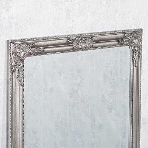 Wandspiegel SILBER Antik BAROCK DESIGN SPIEGEL POMPÖS HOLZRAHMEN Bessa 180x70cm - 5