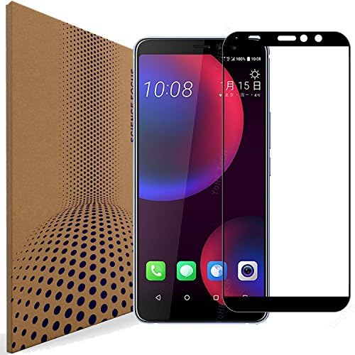 VLP HTC U11 EYEs Glass Screen Protector, Super Clarity 2.5D Edge Anti Scratch 9H Hardness Fingerprint Resistant Tempered Glass Screen Protector for HTC U11 EYEs (Black)