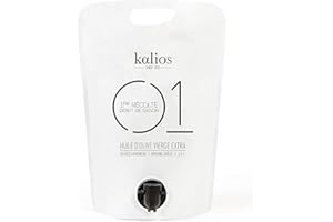 KALIOS SINCE 1832 KALIOS - Huile d’Olive Cuvée 01 - BIB 2,5L - Grèce - Vierge Extra - Récoltées à la Main - Monovariétale KORONEIKI