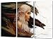 Produktbild Game of Thrones 3teilig im Gesamtmaß 120x80 cm, Leinwandbild auf Holzrahmen gespannt, Leinwandbild, 1A Qualität zu 100% Made in Germany! Kein Poster Kein Plakat! Echtholzrahmen mit beigelieferten Zackenaufhängern. Fertig bespannt, Sofort dekorieren.