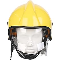 Elmetto Antincendio Integrale Con Visiera - Resistente A 260&deg;C, Antiappannamento, Per Soccorritori