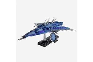 BlueBrixx Pro 106844 Stargate Wraith Croiseur en briques de serrage avec 1037 éléments de construction