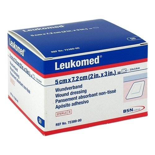 BSN Medical leukomed caja de 50 vendas estériles 7,2 x 5 cm)