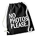 Produktbild No Photos Please Gymsack Black Certified Freak