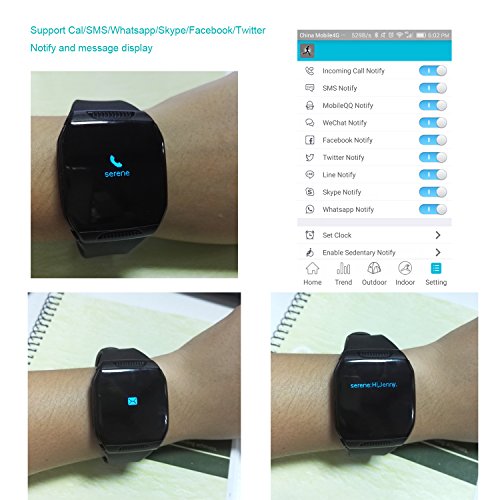 Fitness Armband,Willful SW501 Fitness Tracker Wasserdicht IP67 Aktivitätstracker Sportuhr für Schwimmen Radfahren Laufen,Schrittzähler,Schlafanalyse,Push-Message und Anrufer,ID Benachrichtigung Kompatibel mit Samsung iPhone Android IOS Handy für Frauen Herren Kinder - 3