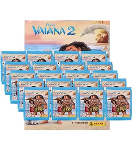 Panini Disney Vaiana 2 Sticker / Stickeralbum inkl 5x Stickertüten
