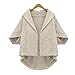 YQ04 Leisure Coat Top 2015 Autumn The New Loose Bat sleeve Cardigan Shawl (S, BEIGE)