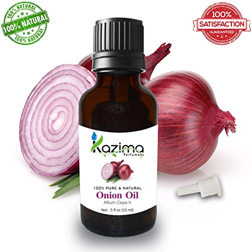 KAZIMA Onion Essential Oil - 100% Pure Natural & Undiluted For Skin care & Hair treatment (15ML) RS.199 (48.00% Off) - Amazon