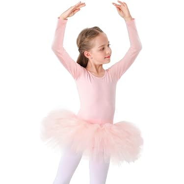 Robe De Ballet Pour Fille - Justaucorps Et Tutu En Coton - Danse Classique Ou Spectacle