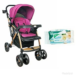 Honey HH Satin Baby Stroller Purple 