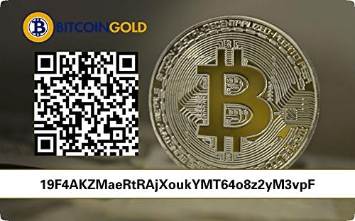 Bitcoin Gold Paper Card Wallet (BTG, Hardware Wallet