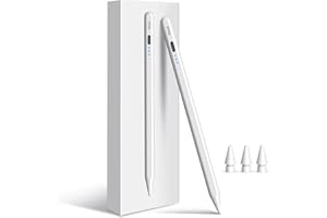 iPad Pencil 9th&10th Generation, 10 Mins Fast Charge Stylus Pen for Apple Pencil 1st/2nd 6/7/8/9/10, Pro 11" and 12.9", Air 3/4/5, mini 5/6 with Palm Rejection, Tilt Sensitivity