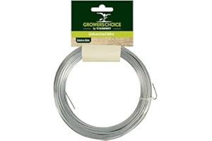 BOSMERE Tildenet 15377195 30m/ 2mm Galvanised Wire Coil, Silver