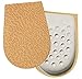 Produktbild YOURSTEP Leder-Fersenbett / Ferseneinlagen - Größe 38-40 für Sie und Ihn - (Schuheinlagen)