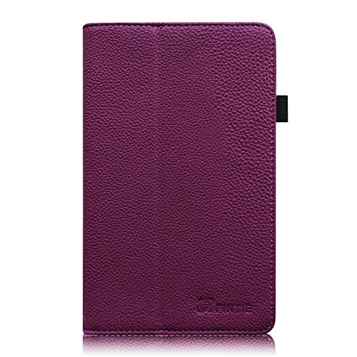 Fintie Odys Connect 7 Pro / Connect 7 Hülle Case – Slim Fit Folio Premium Kunstleder Schutzhülle Cover Tasche mit Ständerfunktion für Odys Connect 7 Pro / Odys Connect 7 17,8 cm (7 Zoll) Tablet-PC, Lila - 3