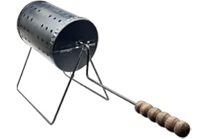 G.L.D. FORNITURE Barilotto per cottura castagne caldarroste girevole Made in Italy