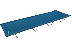 AKTIVE Unisex Adulto 52859 - Tumbona Plegable, Cama Plegable Camping, Tumbona Playa, Tumbona Plegable Exterior, Hamaca jardín, Tumbona Resistente, Azul Marino, 100 kg, 180 x 60 x 18 cm