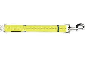 Ancol USB Hi Vis Flashing Lead Attachment in Yellow - USB Rechargeable Safety Light with 3 Settings for Night Walks