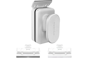 COLEXY Spazzola Acquario, Pulizia Vetro Magnetica Super Potente, Scrubber con Raschietto Rimovibile, Strumento di Pulizia Ideale per Piscine e Acquari in Vetro, Perfetto per Rimozione di Alghe