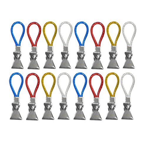 16 Stück Handtuch Clips Handtücher Geschirrtücher aufhängen Handtuchclips Clips