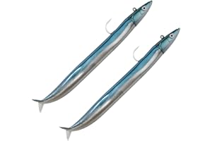 FIIISH Crazy Sand Eel - 15cm - Double Combo Off Shore - 20g - Bleu Nacre - Cse1437