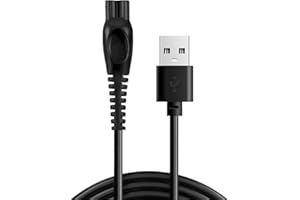PENCE & MOON COLLECTIVE 1 Pcs 5V Cable for Philips One Blade Charger, Applies to One Blade Charger, Compatible with QP2724、QP2824、QP2734、QP2834、MG5910、MG9520、S3145、S7885、S7887、S5884、X3053、X3001、X5004、X5012, Durable Portable