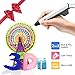 Produktbild 3d Drucker Stift Set, Weiß AILINK Stift, DIY Geschenk für Kinder Erwachsene, umweltfreundliches Filament, Intelligent Temperature Technology