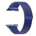 Produktbild VIKATech Für Apple Watch Armband 38mm, Milanese Schlaufe Edelstahl Smart Watch Armbänder mit einzigartiger Magnetverriegelung für Apple Watch Armband 38mm Series 3/2/1, Sport, Edition, Blau