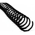 Classik Plastic Binding Spiral (Coil) Black (1 Packet) (25mm)