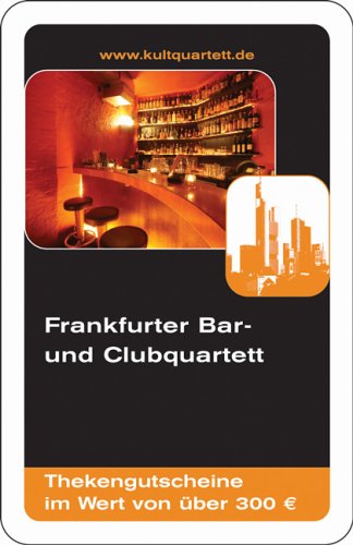 Preisvergleich Produktbild Frankfurter Bar- und Clubquartett: Coupons - Quartettspiel - Szeneguide
