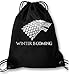 Produktbild EZYshirt® Game of Thrones | Winter is coming | Schattenwolf Turnbeutel