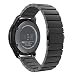 Produktbild MoKo Armband für Samsung Gear S3 Frontier / Classic / Moto 360 2nd Gen 46mm Watch - Edelstahl Uhr Band Strap Uhrenarmband mit Metallschließe und Schnalle für Samsung Gear S3 Classic Samrtwatch, Schwarz (Nicht für Gear S2 Classic)