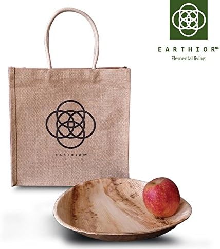 Set of 20 Round Eco Dinner Plates multi-use & disposable party plates