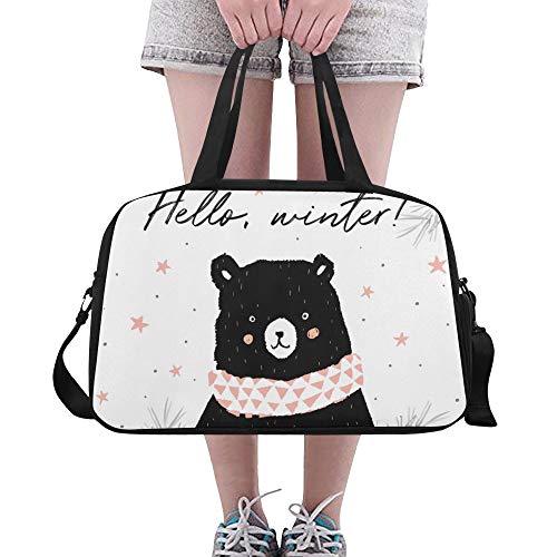 Preisvergleich Produktbild Hochzeit romantische Brautstrauß benutzerdefinierte große Yoga Gym Totes Fitness Handtaschen Reise Seesäcke mit Schultergurt Schuhbeutel für die Übung Sport Gepäck für Mädchen Mens Womens Outdoor