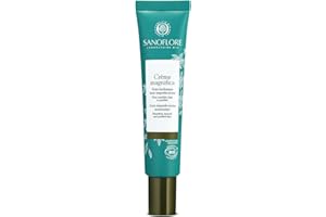 Sanoflore Crème Magnifica - Crème Hydratante Matifiante Anti-Imperfections Certifiée Bio - À la Menthe Poivrée du Vercors - 40 ml