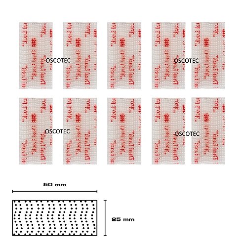 3 M Dual Lock SJ 3560 10 x Unidades adhesivos 25,4 mm x 50 mm  Impresión Cierre cinta adhesiva; translúcido/transparente; para conexiones Reversible