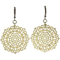 Filigrane bohemian Mandala Ohrringe 