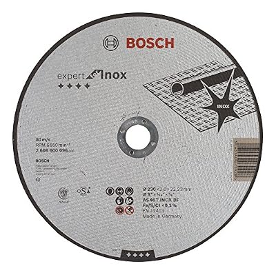Bosch Professional Disque EXPERT à tronçonner BOSCH à moyeu plat Spécial inox 230X2.0 MM - 2608600096