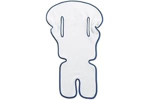 ITALBABY Baby Minder av2021-Baby Minder-copriseggiolone Universale spugna-15af3b8e, Cotone, Bianco Avio, 1 unità (Confezione da 1)