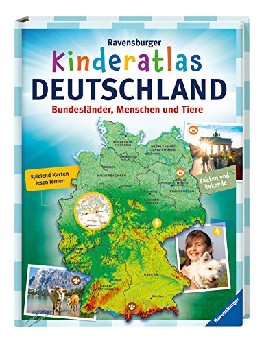 Ravensburger Kinderatlas Deutschland: Bundesländer, Menschen und Tiere
